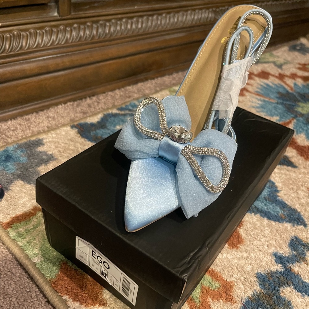 Sky Blue heel